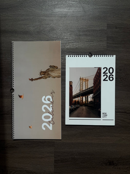 NYC Kalender Duo 2026 – Ein Jahr New York für deine Wand
