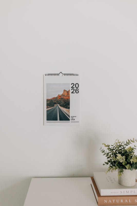 USA Monatskalender 2026 - Ein Jahr USA für deine Wand